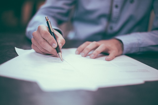 Assinatura do contrato de crédito